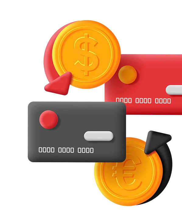 bank transfer 3d graphics